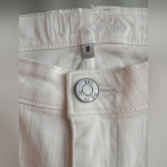 Kut from the Kloth White Denim Pants Size 29 - Picture 3 of 13